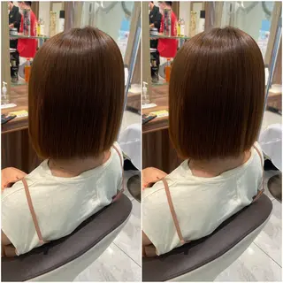ショート パーマ 全席個室　暖色カラー Zina松園優香🌸のヘアスタイル