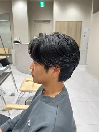 パーマ メンズ Ken 縮毛矯正/韓国風ヘアのヘアスタイル