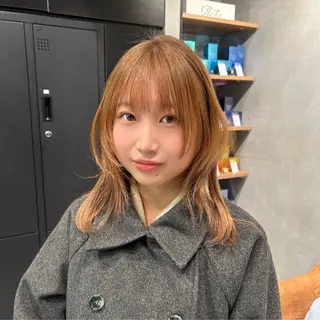 ミディアム カラー 透明感カラー🫧 ✴︎meiのヘアスタイル