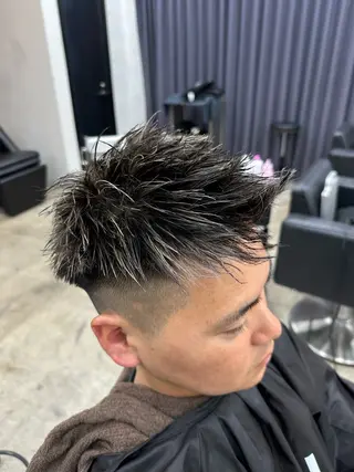 ショート カラー メンズ 🪐LANDS🪐 福垣 海也のヘアスタイル