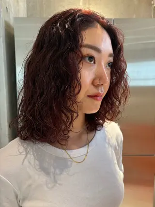 ミディアム ウツワ所属・高円寺/loca/ 田中南帆のヘアスタイル