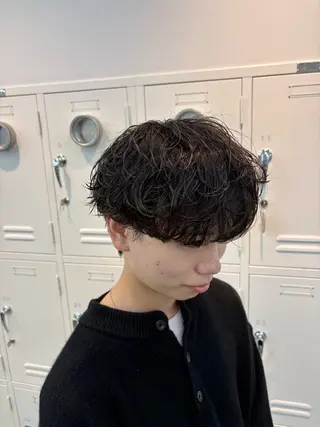 パーマ メンズ 🌀toa/波巻き✨ /メンズパーマ／栄のヘアスタイル