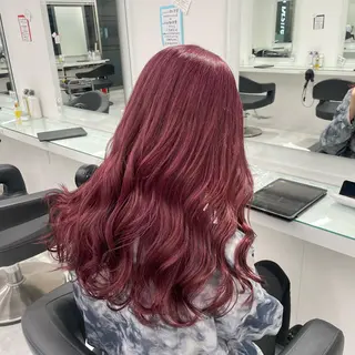 ロング カラー 暖色🩷透明感カラー ♡Maika♡のヘアスタイル