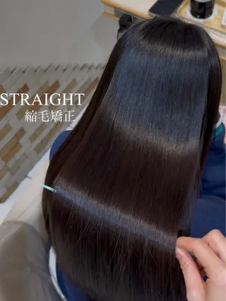 ロング 縮毛矯正/レイヤー カット🎀rikaのヘアスタイル