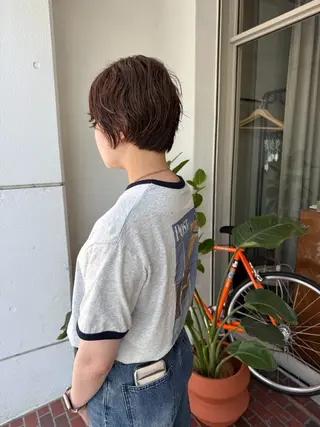 ショート パーマ muku所属・ボブ/パーマ /muku サリのヘアスタイル