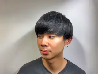 ショート カラー メンズ 美髪矯正 Rioのヘアスタイル