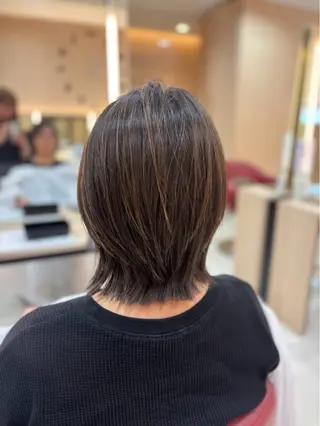 ミディアム 暖色カラー//了戒 美希//伊勢原のヘアスタイル