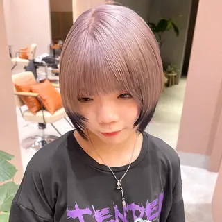 ショート カラー レイヤー/ブリーチ /暖色/ゆきなのヘアスタイル