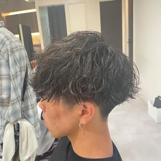 ショート 髪質改善× ハイライト溝江のヘアスタイル