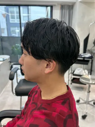 ショート パーマ メンズ 大宮/メンズパーマ /田中智のヘアスタイル