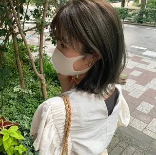 ミディアム カラー 平野葵🎀 hair/nailのネイルデザイン