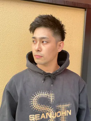 ショート メンズ grAt所属・森 真伊希のヘアスタイル