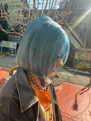 カラー AI/原宿/ ワンカラーのヘアスタイル