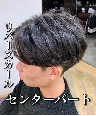 ショート パーマ メンズ メンズサロン　アソビ所属・【扱いやすいパーマ】 眞鍋拓己のヘアスタイル