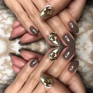 ネイル ネイルサロンハピーナ自宅サロン所属・金沢 未緒のネイルデザイン