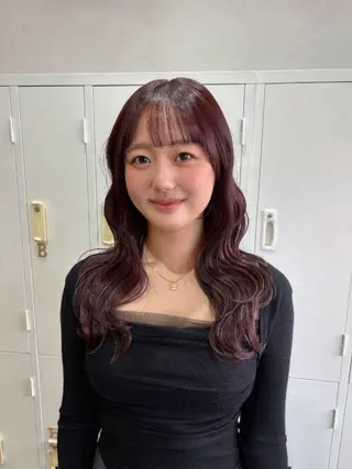 ロング カラー ヘアアレンジ ROMEO  京橋店 藤井 碧羽のヘアスタイル