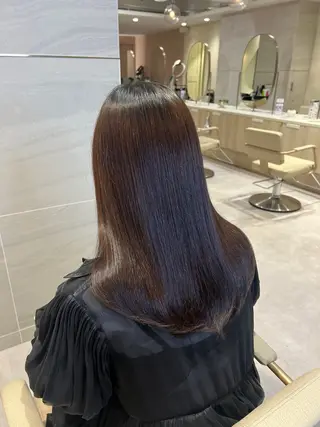 ミディアム パーマ カット無料｜レイヤー カット｜韓国モテへアのヘアスタイル