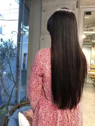 ロング ヘアアレンジ rii-🩰 トレンド韓国ヘアのヘアスタイル