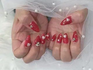 ネイル 【Eclat ｴｸﾗ】nail＆beauty所属・Eclat〔ｴｸﾗ〕 MOEKA𝜗𝜚*のネイルデザイン