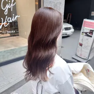 ロング カラー 髪質改善ストレート Kantaのヘアスタイル