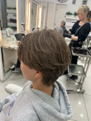 ショート カラー メンズ 髪質改善/艶カラー/ メンズパーマ/鈴木のヘアスタイル