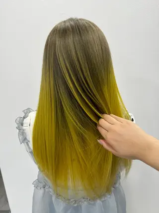 セミロング カラー ✴︎ヒラガカナ✴︎ ECLAT HAIRのヘアスタイル