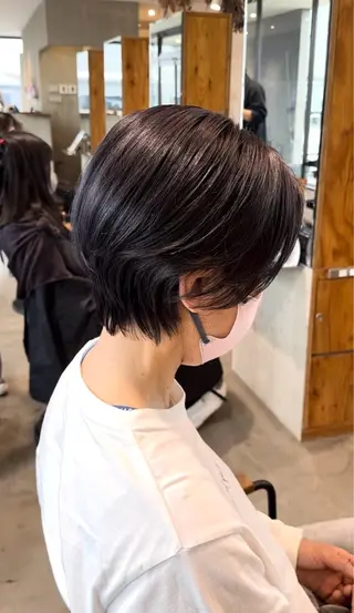 ショート カラー 各務原/カラー/ブリ ーチお任せください！のヘアスタイル