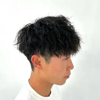 ショート パーマ メンズ 【メンズパーマ特化】 🍏網中勇喜のヘアスタイル