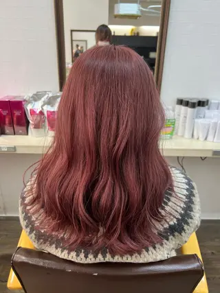 ミディアム 🎀艶ブリーチカラー 🎀Fan.🎀秋山のヘアスタイル