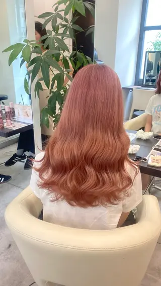 ロング カラー ハイトーン/髪質改善 /韓国SUZUKAのヘアスタイル