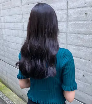 ロング ✨色持ちの良い艶 カラー✨蟹江真世のヘアスタイル