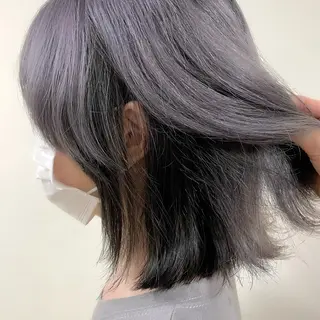 ミディアム カラー ヘアアレンジ maoブリーチ無し 似合わせカラーのヘアスタイル