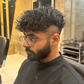 ショート パーマ メンズ ツイスパ/メンズ パーマ/歩夢のヘアスタイル