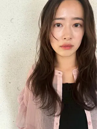 ロング 透明感ダブルカラー/ 諸岡ひばりのヘアスタイル