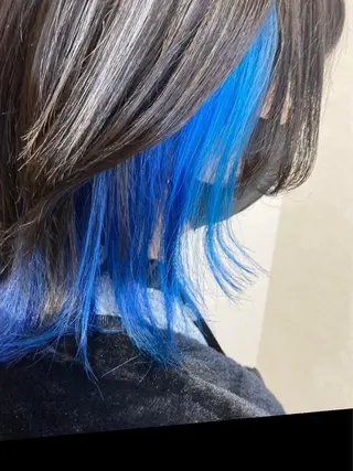 ミディアム SOU/エクステ /ダブルカラーのヘアスタイル