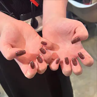 ネイル キラキラオメメ みずなのネイルデザイン