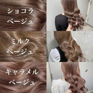 カラー 透明感ベージュ🪽 ブラウン🤎Rinのヘアスタイル