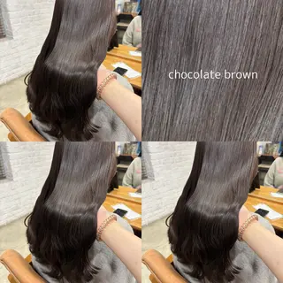 ロング カラー blink所属・暖色/ブラウン/ 透明感/ゆうかのヘアスタイル