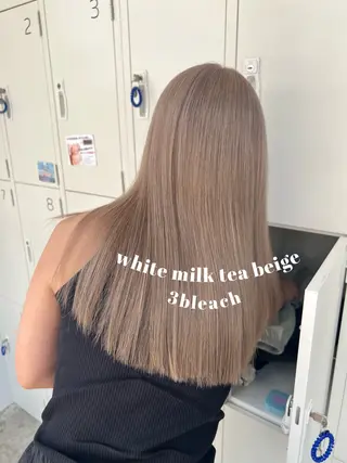 ロング カラー Kana 🍋 ハイトーン【高円寺】のヘアスタイル