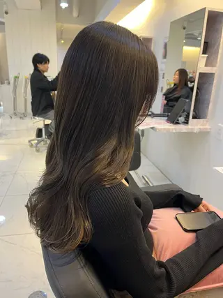 ロング カラー 透明感カラー/大阪 Rieのヘアスタイル
