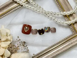 ネイル ネイルPetit Ribbonのネイルデザイン