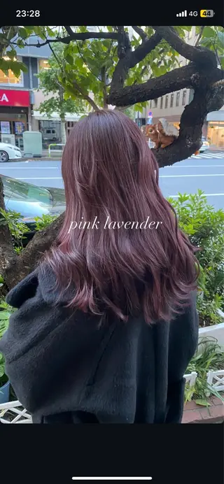 セミロング カラー ヘアアレンジ 🌱エシカル🌱 松原大将のヘアスタイル