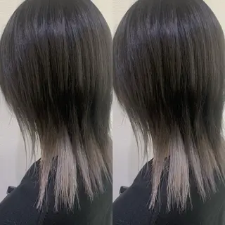 ミディアム ブリーチ無しカラー✨ 美鈴のヘアスタイル