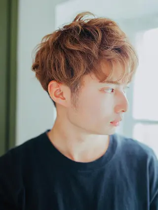 ショート カラー パーマ メンズ ルシエ吉祥寺所属・🥖牧野 純🥖のヘアスタイル
