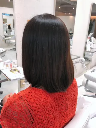 ミディアム 阿部 美咲のヘアスタイル