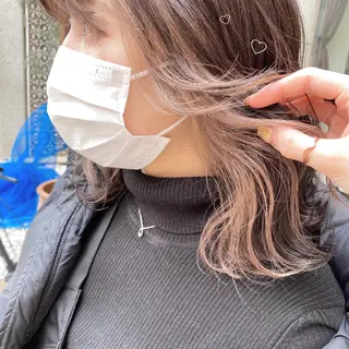 セミロング カラー 似合わせ提案サラ艶♡ 彩華のヘアスタイル