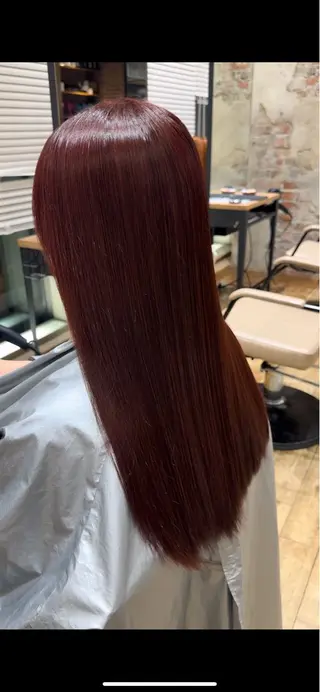 ロング カラー 新宿／透明感カラー/ 髪質改善/早野大空のヘアスタイル