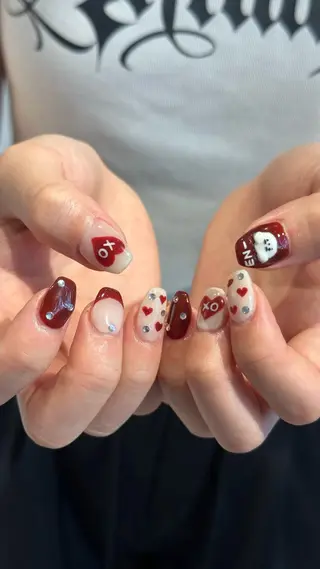 ネイル 🎀韓国レイヤー特化 🎀ベージュ/ミクのヘアスタイル