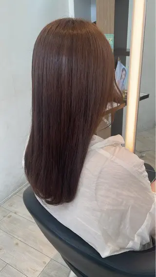 セミロング akihiro／韓国 ヘア／栄のヘアスタイル