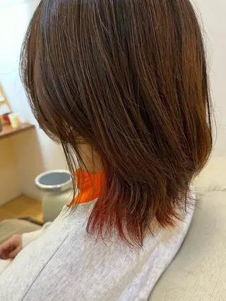 ミディアム カラー 後藤 瑞季のヘアスタイル